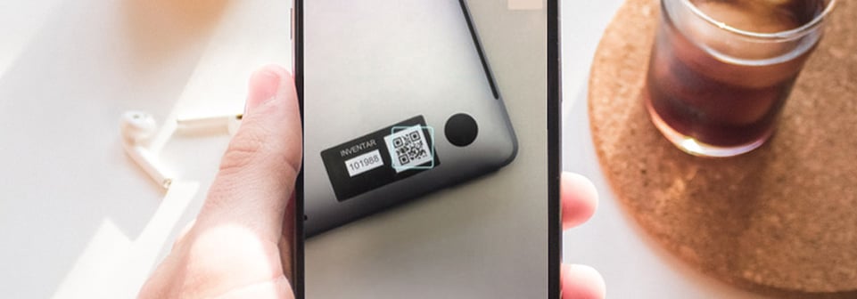 Scanning assets with a smartphone