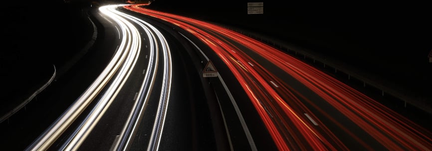highway at night (long exposure)