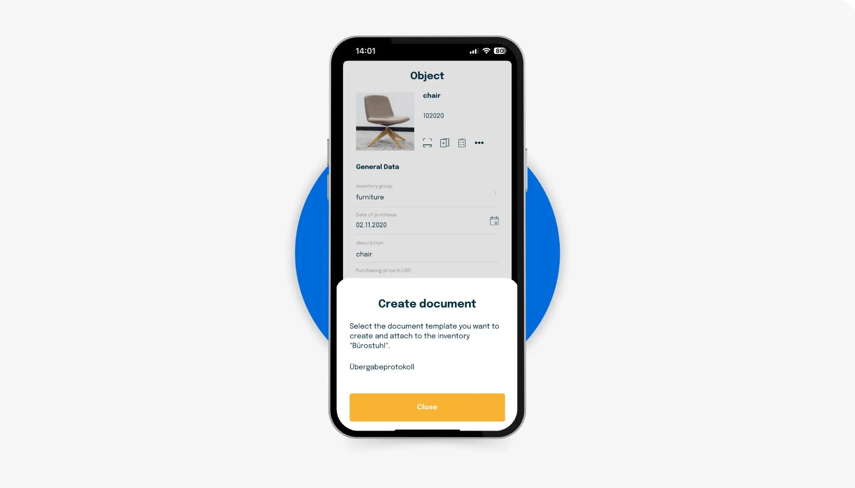 create documents in the seventhings app