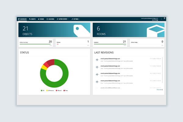 seventhings Dashboard